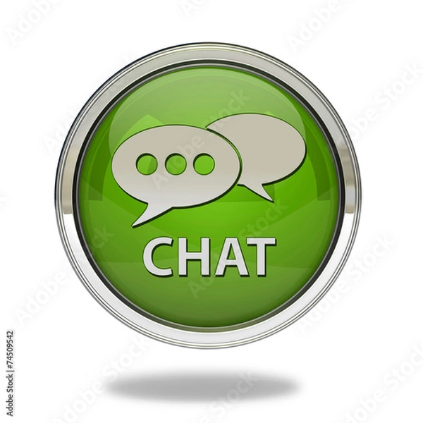 Obraz Chat pointer icon on white background