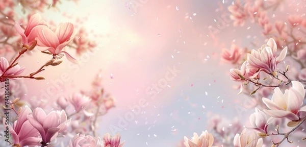 Fototapeta background with flowers