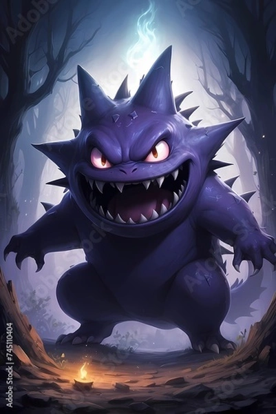 Obraz dragon in the night