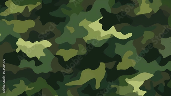 Fototapeta Camouflage seamless pattern