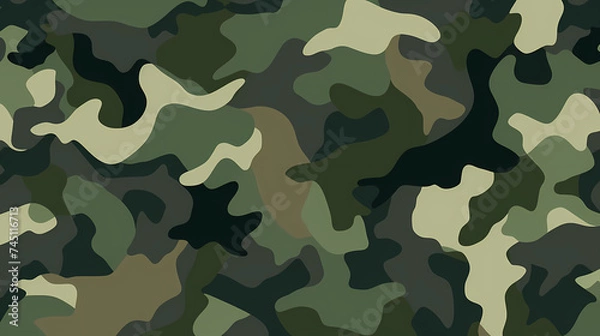 Obraz Camouflage seamless pattern