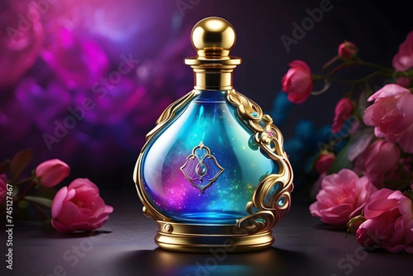 Obraz beautiful colorful magic bottles