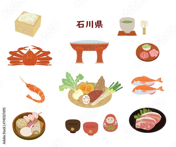 Obraz 石川県の名産品セット
