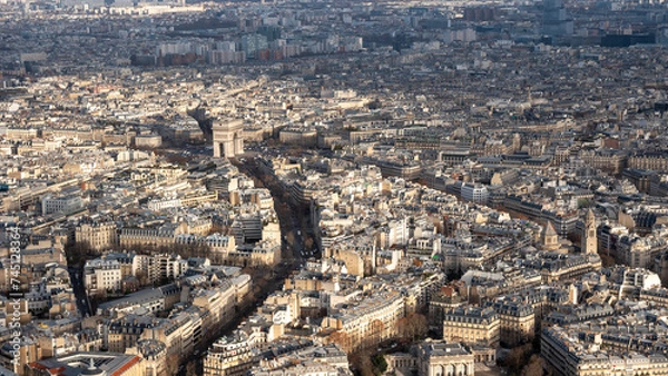 Obraz Paris iffel Tower Louvre