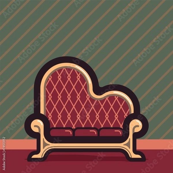 Obraz Vintage Sofa Background