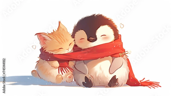 Obraz Winterfreundschaft