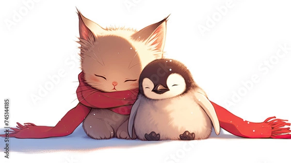 Obraz Winterfreundschaft