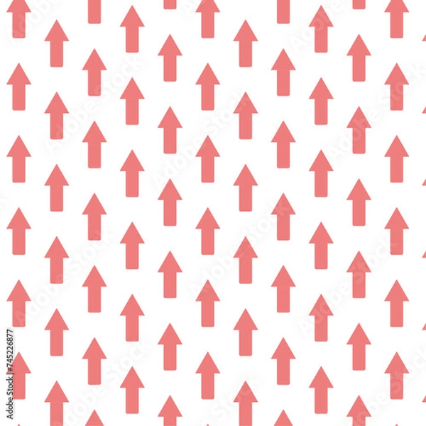 Obraz 上を指す赤い矢印の透過背景