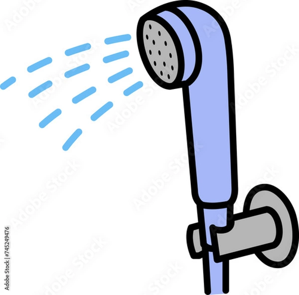 Obraz Shower illustration, shower icon vector