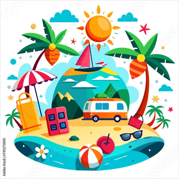 Obraz summer background