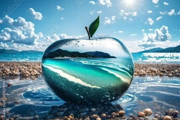 Obraz coconut on the beach