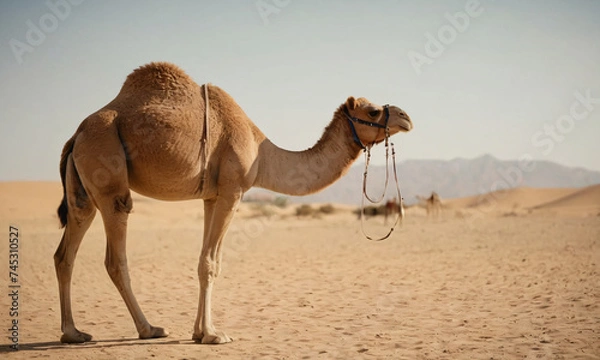 Fototapeta Camel in the desert