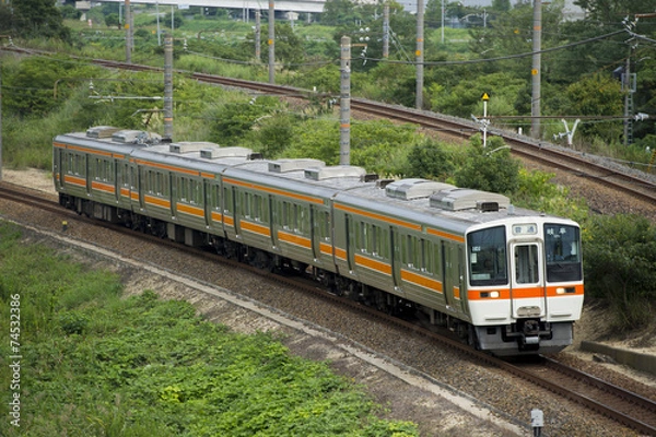 Fototapeta 東海道本線、各駅停車