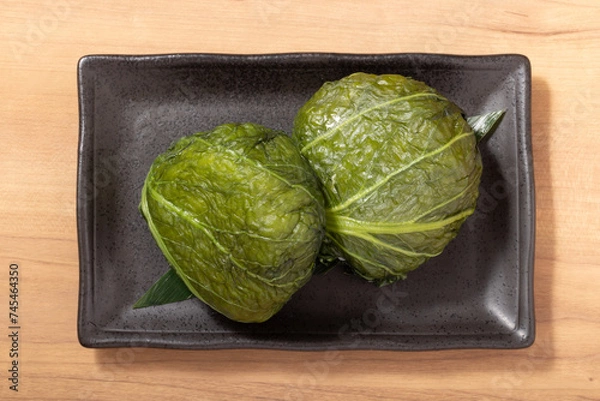 Fototapeta 高菜　おにぎり