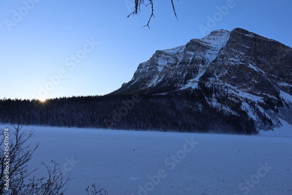 Obraz lake in winter