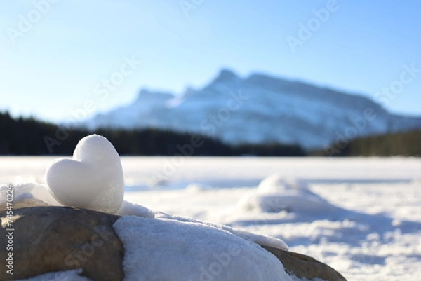 Obraz snow heart