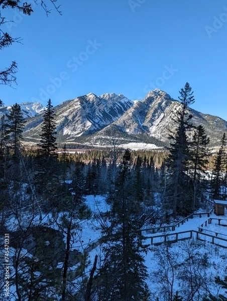 Fototapeta snowy mountains