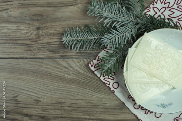 Obraz opłatek na święta