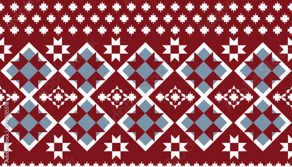 Obraz seamless geometric pattern