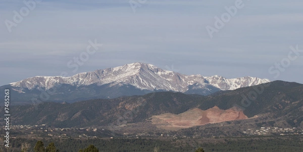 Obraz Pikes Peak at Colorado Springs Colorado