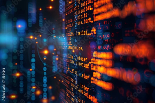 Fototapeta Programming Code