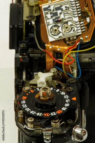 Fototapeta Old dirty camera