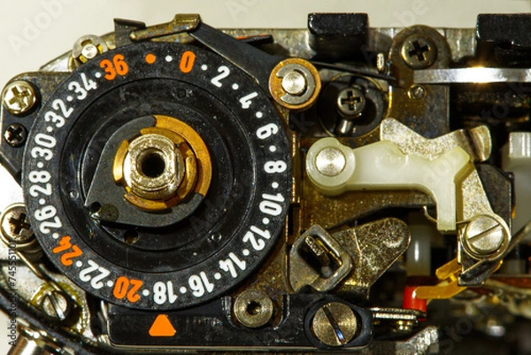 Fototapeta Old dirty camera