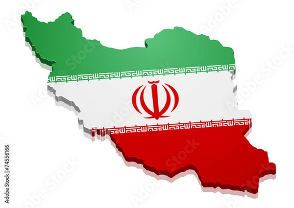 Obraz Mapa Iran
