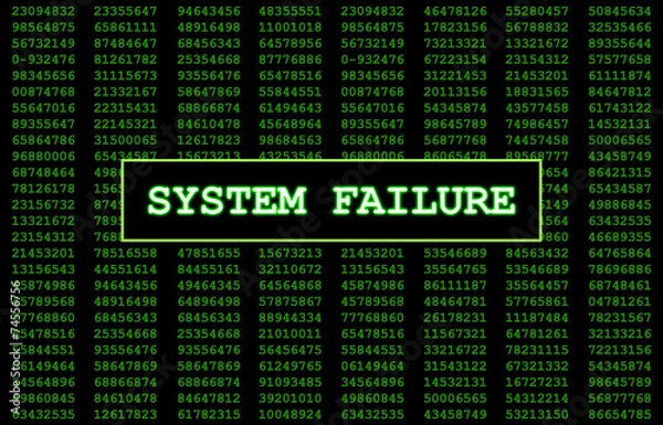 Obraz Awaria systemu