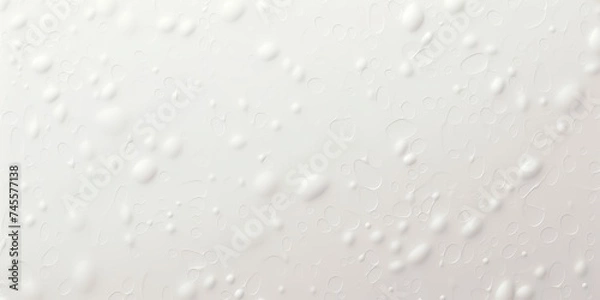 Fototapeta Abstract white wavy background. Computer generated graphics.