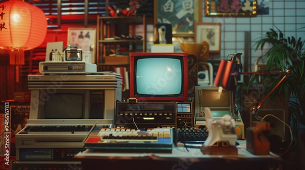 Obraz 1990s and early 2000s nostalgia