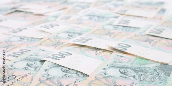 Fototapeta czech money