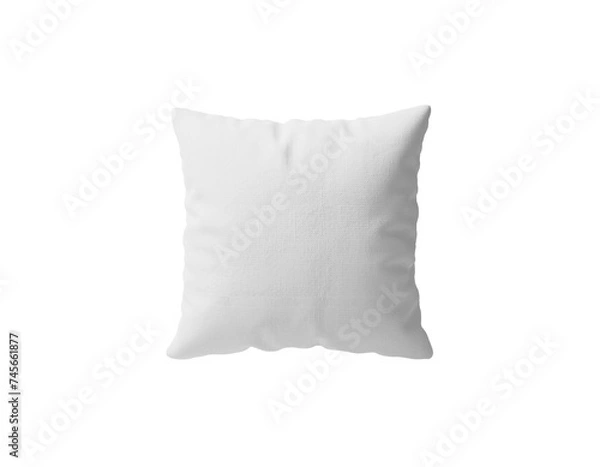 Obraz Square Pillow Mockup, PNG transparency with shadow