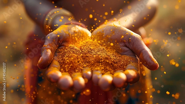 Obraz Holi Vibrance: A Symphony of Colors and Joy