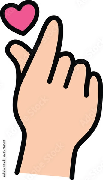 Fototapeta hand cartoon drawing. kid hand vector.