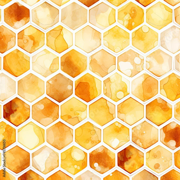 Obraz Bees Collecting Honey From Blooming Flowers