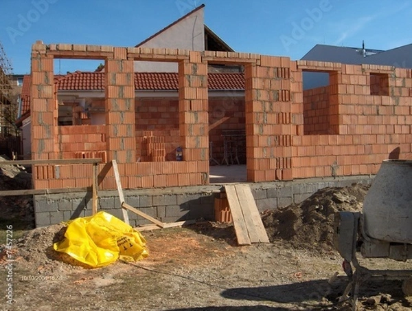 Obraz New house construction