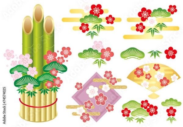 Fototapeta 年賀素材