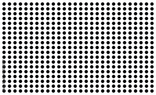 Fototapeta dotted circles pattern textured background, black and white dots
