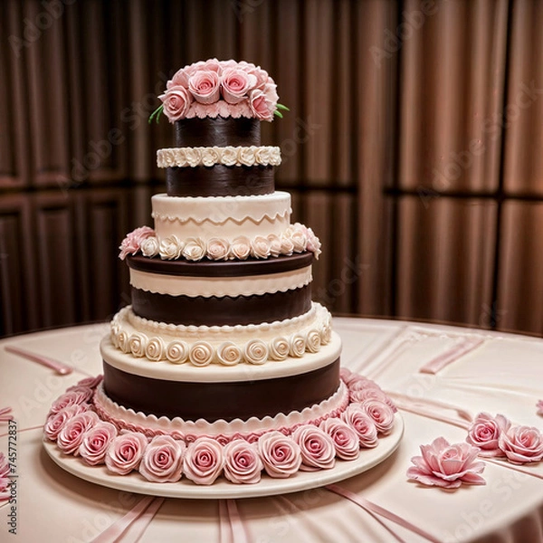 Fototapeta Wedding cake