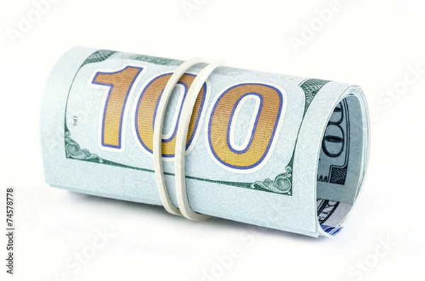 Obraz Свернутые купюры долларов сша