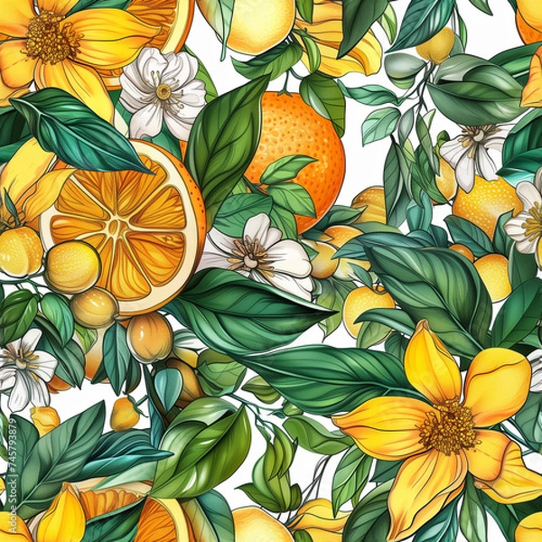 Fototapeta Digital seamless pattern file 