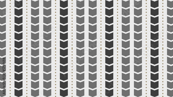Fototapeta set of seamless patterns