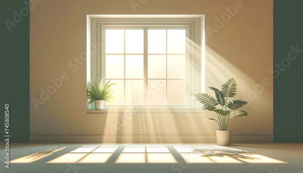 Obraz room, window, new, indoor, space