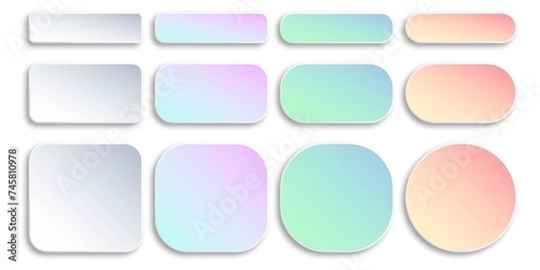 Fototapeta modern text boxes, text boxes 3d, design boxes, text frame, title box
