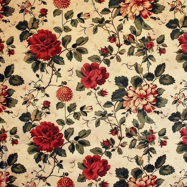 Fototapeta Floral Patterns seamless