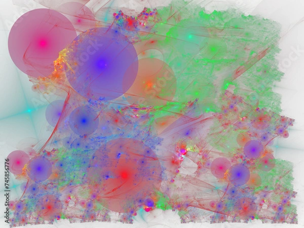 Obraz bright fractal illustration