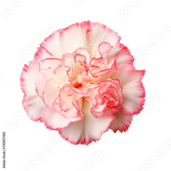 Obraz Beautiful carnation isolated on white