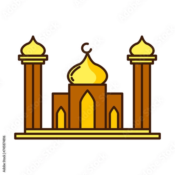 Obraz Ramadan Mosque icon