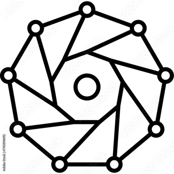 Obraz Nonagon Icon